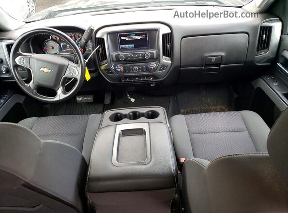 1GCVKREC5GZ407731 2016 CHEVROLET SILVERADO Черный Вид панели приборов