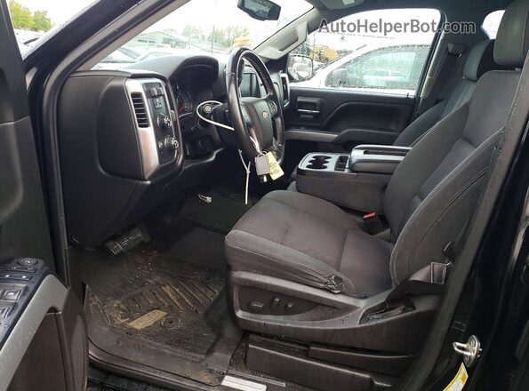 1GCVKREC5GZ407731 2016 CHEVROLET SILVERADO Черный Вид салона спереди