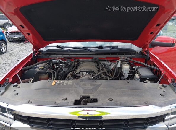 1GCVKREC5HZ135070 2017 CHEVROLET SILVERADO Red უკანა ხედი