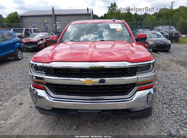 1GCVKREC5HZ135070 2017 CHEVROLET SILVERADO Red ხელსაწყოთა პანელის ხედი