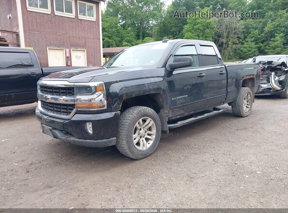 1GCVKREC5HZ322020 2017 CHEVROLET SILVERADO Black Przód lewy