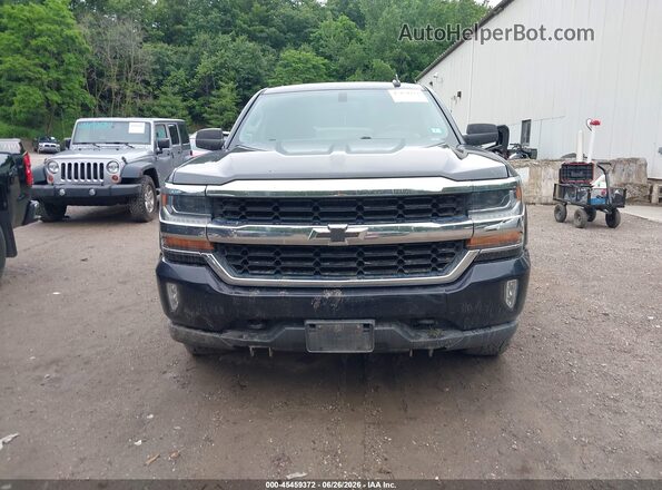 1GCVKREC5HZ322020 2017 CHEVROLET SILVERADO Black Widok zestawu wskaźników