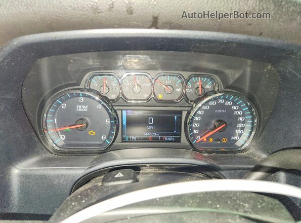 1GCVKREC5HZ342445 2017 CHEVROLET SILVERADO Угольный Вид щитка приборов