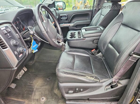 1GCVKREC6GZ301207 2016 CHEVROLET SILVERADO Black Սալոնի դիմացի տեսք
