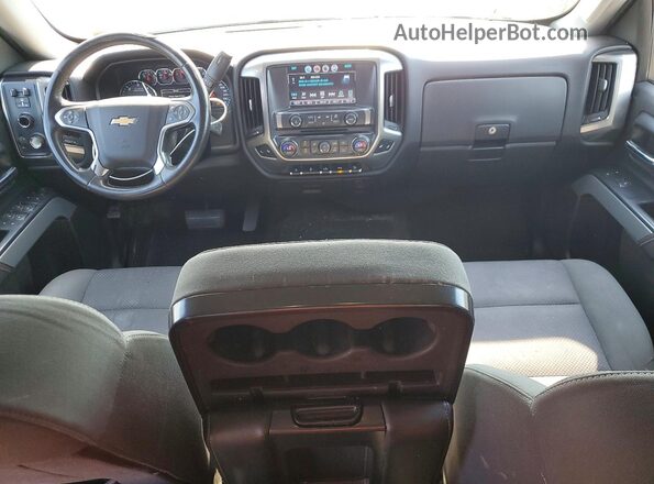 1GCVKREC6HZ117399 2017 CHEVROLET SILVERADO Black Vista del salpicadero