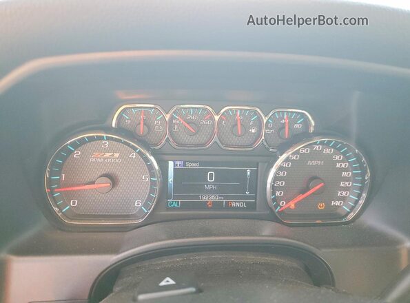 1GCVKREC6HZ117399 2017 CHEVROLET SILVERADO Black Vista del cuadro de instrumentos