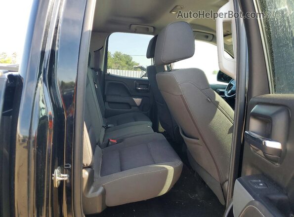 1GCVKREC6HZ117399 2017 CHEVROLET SILVERADO Black Vista de los asientos traseros
