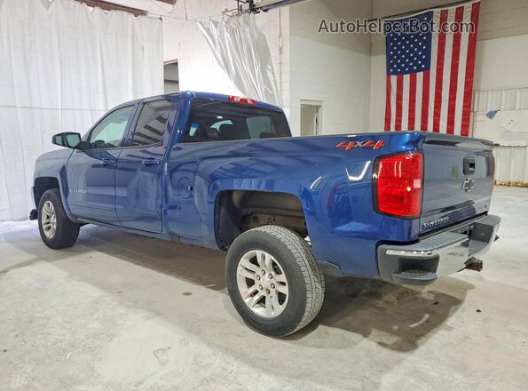 1GCVKREC6JZ195736 2018 CHEVROLET SILVERADO Blue უკანა მარცხენა