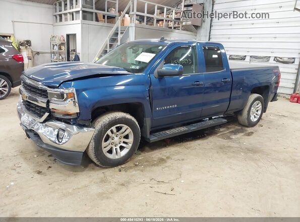 1GCVKREC6JZ240769 2018 CHEVROLET SILVERADO Blue Vista tres cuartos delantera izquierda