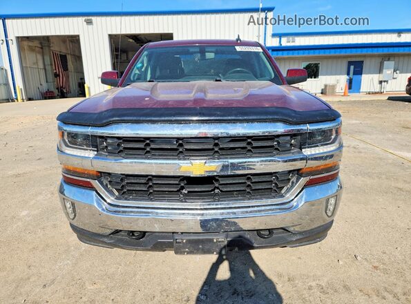 1GCVKREC7GZ382184 2016 CHEVROLET SILVERADO Темно-бордовый 