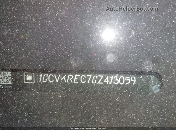 1GCVKREC7GZ413059 2016 CHEVROLET SILVERADO Silver Widok komory silnika