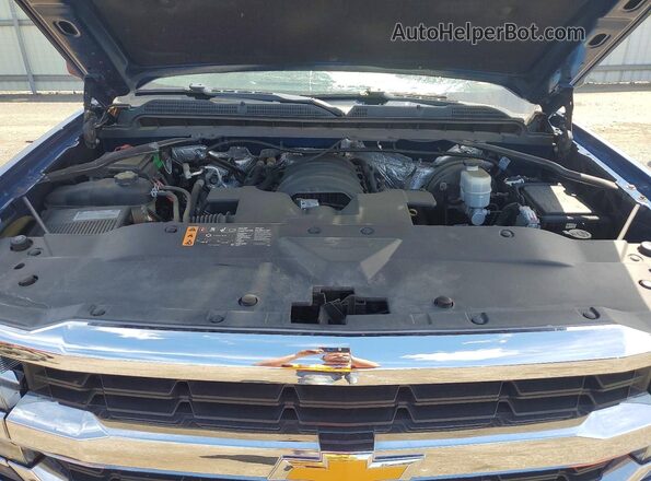 1GCVKREC8HZ121275 2017 CHEVROLET SILVERADO Синий Вид задней части салона