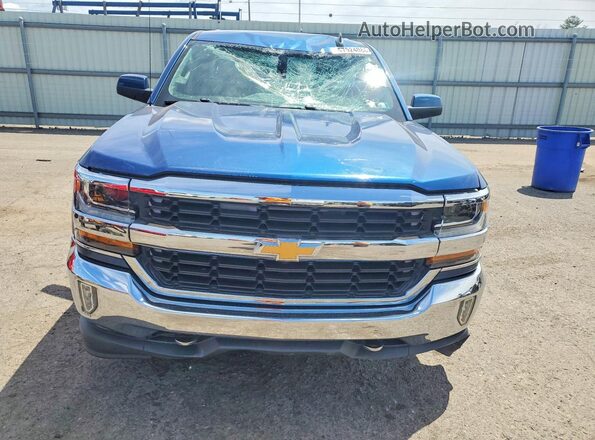 1GCVKREC8HZ121275 2017 CHEVROLET SILVERADO Синий Вид спереди