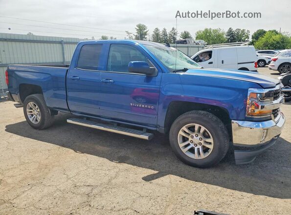 1GCVKREC8HZ121275 2017 CHEVROLET SILVERADO Синий Передняя правая четверть