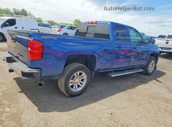 1GCVKREC8HZ121275 2017 CHEVROLET SILVERADO Синий Задняя правая четверть