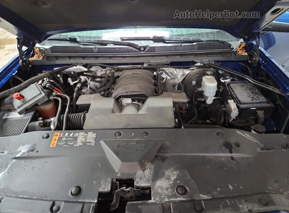 1GCVKREC8JZ189520 2018 CHEVROLET SILVERADO Blue 