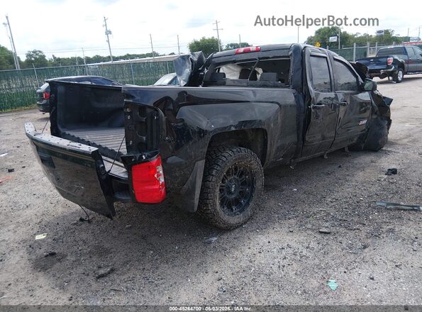 1GCVKREC8JZ244385 2018 CHEVROLET SILVERADO Черный Задняя правая четверть