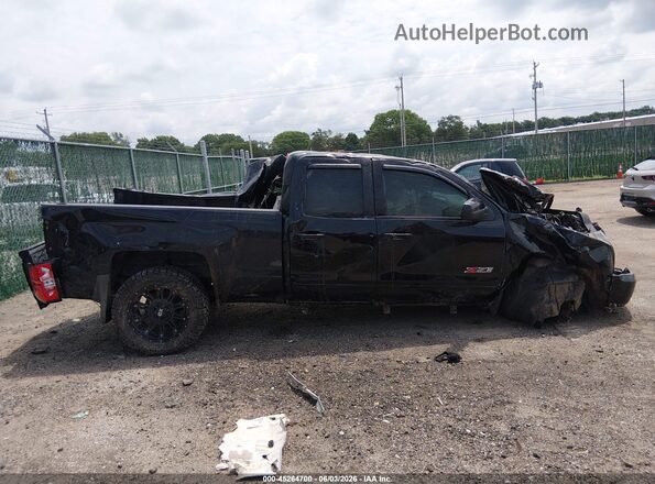 1GCVKREC8JZ244385 2018 CHEVROLET SILVERADO Черный Вид задней части салона