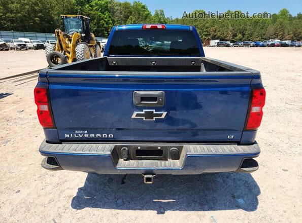 1GCVKRECXHZ120967 2017 CHEVROLET SILVERADO Blue უკანა ხედი