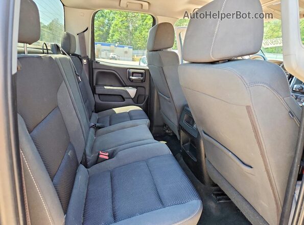 1GCVKRECXHZ120967 2017 CHEVROLET SILVERADO Blue უკანა სავარძლების ხედი