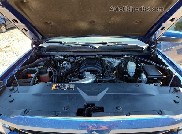 1GCVKRECXHZ120967 2017 CHEVROLET SILVERADO Blue უკანა სალონის ხედი