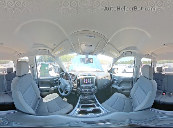 1GCVKRECXHZ120967 2017 CHEVROLET SILVERADO Blue VIN კოდის სტიკერის ხედი