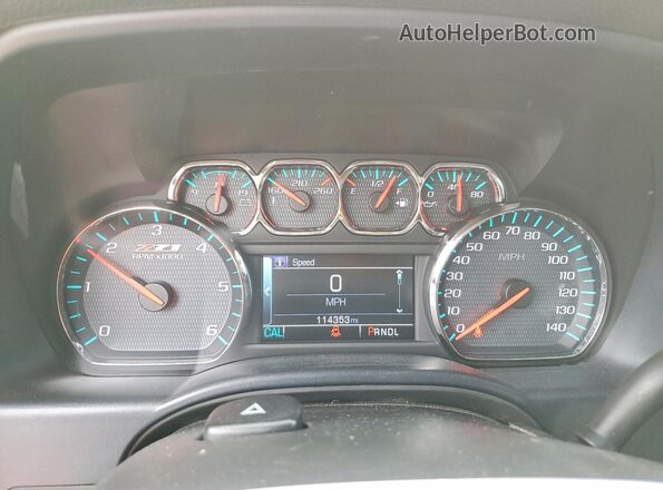 1GCVKRECXHZ333353 2017 CHEVROLET SILVERADO Red ხელსაწყოთა პანელის ხედი