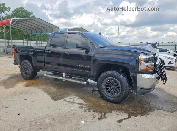 1GCVKRECXJZ335867 2018 CHEVROLET SILVERADO Черный Передняя правая четверть