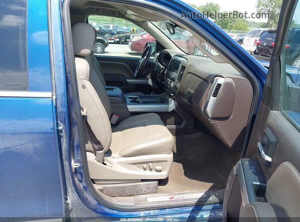 1GCVKSEC6HZ176122 2017 CHEVROLET SILVERADO Blue Vista interior delantera