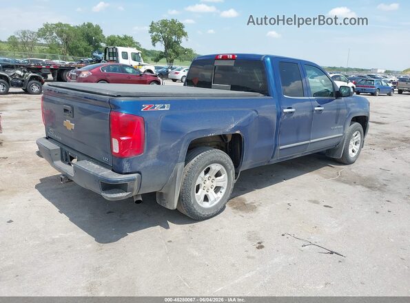 1GCVKSEC6HZ176122 2017 CHEVROLET SILVERADO Blue Trasero derecho