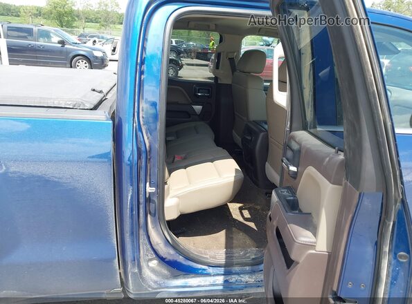 1GCVKSEC6HZ176122 2017 CHEVROLET SILVERADO Blue Vista de la etiqueta del VIN