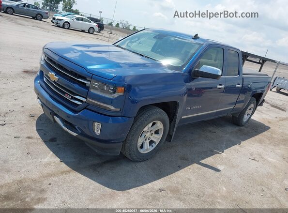 1GCVKSEC6HZ176122 2017 CHEVROLET SILVERADO Blue Vista tres cuartos delantera izquierda