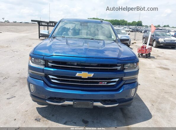 1GCVKSEC6HZ176122 2017 CHEVROLET SILVERADO Blue Vista del cuadro de instrumentos