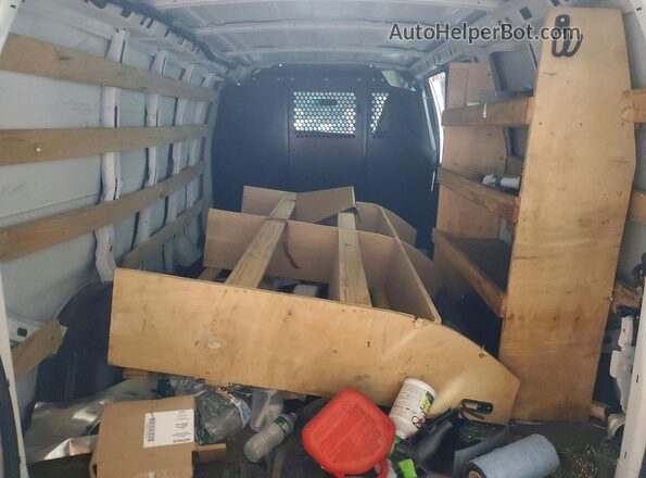 1GCWGAF73M1241552 2021 CHEVROLET EXPRESS White Rear interior view