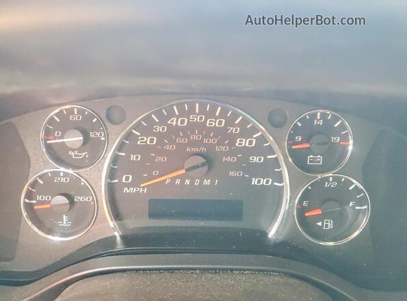 1GCWGAF74N1195134 2022 CHEVROLET EXPRESS White Instrument cluster view