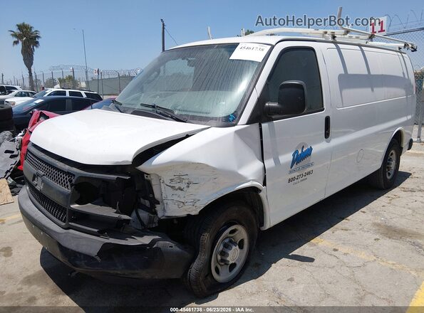 1GCWGAFF8H1128578 2017 CHEVROLET EXPRESS White Vista tres cuartos delantera izquierda