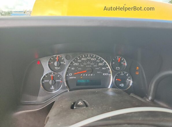 1GCWGAFFXG1243715 2016 CHEVROLET EXPRESS Yellow Widok zestawu wskaźników