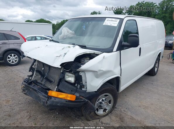 1GCWGAFFXH1113631 2017 CHEVROLET EXPRESS White Առջևի ձախ երեք քառորդ տեսարան