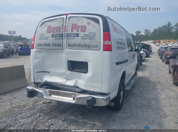 1GCWGAFGXJ1906197 2018 CHEVROLET EXPRESS White Trasero derecho