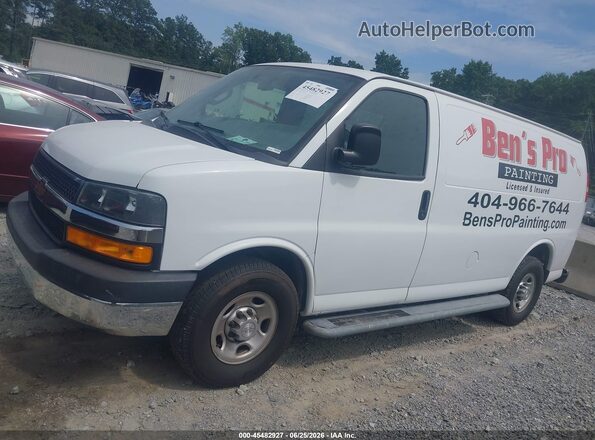 1GCWGAFGXJ1906197 2018 CHEVROLET EXPRESS White Vista interior de 360 grados
