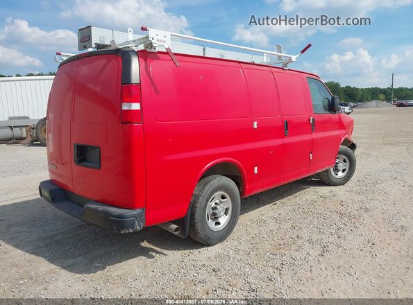 1GCWGAFP0M1305210 2021 CHEVROLET EXPRESS Red Tył prawy