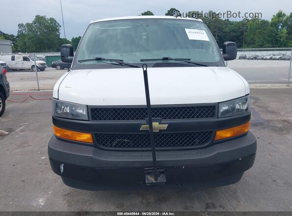 1GCZGGF72M1157397 2021 CHEVROLET EXPRESS White Սարքավորումների վահանակի տեսք