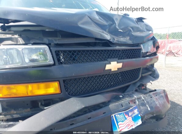 1GCZGGF76N1212631 2022 CHEVROLET EXPRESS Black Widok z przodu