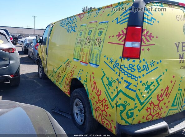 1GCZGGFP4N1165437 2022 CHEVROLET EXPRESS Yellow Հետևի ձախ