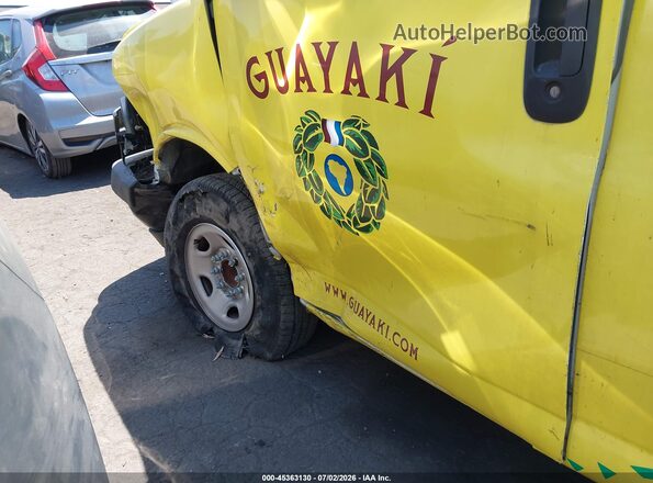 1GCZGGFP4N1165437 2022 CHEVROLET EXPRESS Yellow 