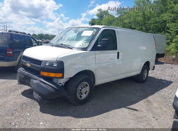 1GCZGGFP4P1255058 2023 CHEVROLET EXPRESS White Առջևի ձախ երեք քառորդ տեսարան