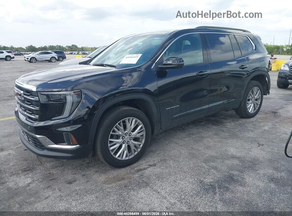 1GKENKKS0RJ169352 2024 GMC ACADIA Black წინა მარცხენა ხედი სამი მეოთხედიდან