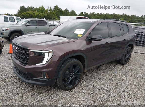 1GKENKKS7RJ211404 2024 GMC ACADIA Фиолетовый Передняя левая четверть