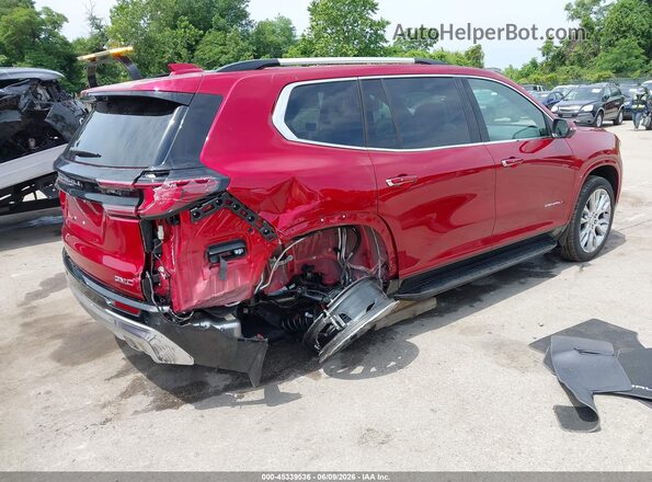 1GKENLKS7TJ289677 2026 GMC ACADIA Red Հետևի աջ