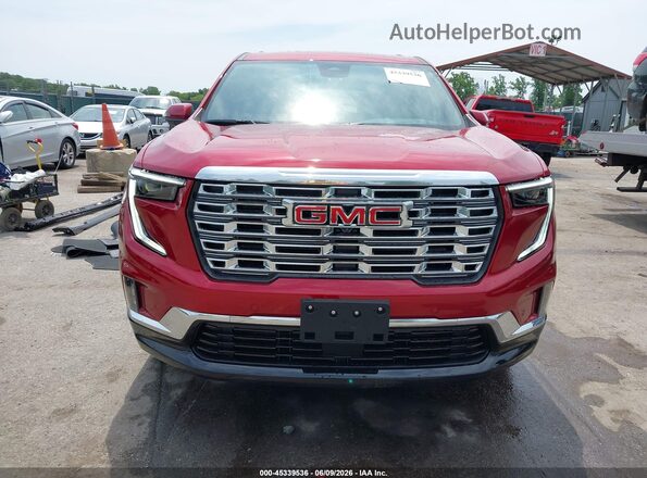 1GKENLKS7TJ289677 2026 GMC ACADIA Red Սալոնի հետևի տեսք